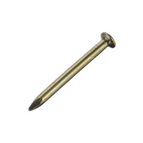 uxcell Hardware Nails Carbon Steel Point Tip Wall Cement Nail 50mm(2") 3mm Rod Dia Bronze Tone 20pcs