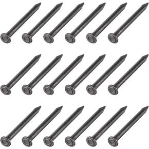 METALLIXITY Wall Cement Nails (3x30mm) 150pcs, Carbon Steel Hardware Nails - for House Maintenance DIY Woodworking, Black