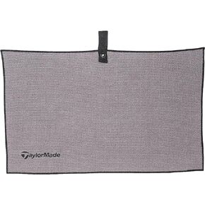 TaylorMade Microfiber Cart Towel (Gray), 15" x 24"