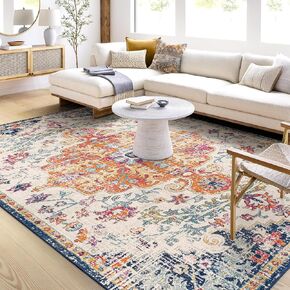 Livabliss Odelia Vintage Bohemian Area Rug,3'11" x 5'7",Pink/Orange