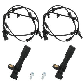 CARMOCAR Front and Rear ABS Wheel Speed Sensor Replacement for Jeep Wrangler 3.6L 2012-2017,Jeep Wrangler 3.8L 2007-2011 68003281AA 68003281AC 52060156AD 52125003AA 4PCS