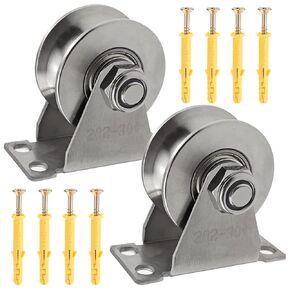 Heavy Duty Lightweight Aluminum Cable Pulleys with Hanging Strap Kit,Snatch Block Pulley Wheel for Home Gyms LAT Pulley System DIY Attachment Home Accessories