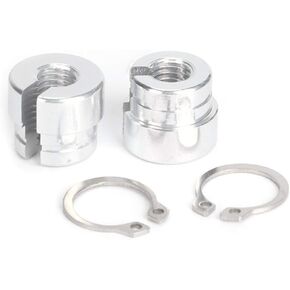 Qiilu Throttle Cable Bushings Aluminum Throttle Cable Bushings Kit Fit for E30 E28 E39 E36 M20 M30 M50 S14 M60 Cable Bushings