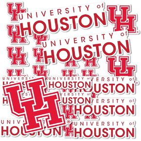 Desert Cactus University of Houston Cougars UH Stickers Vinyl Decals Laptop Water Bottle Car Scrapbook T1 (Type 1-1)