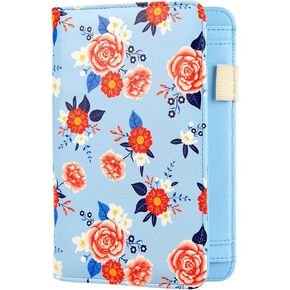 YIXONER Server Book with Zipper Pocket Server Books for Waitress Book Cute 5X8 Inch Serving Book Guest Check Book Holder for Servers/Waitress/Waiter Book Organizer Fits Server Aprons Floral Carnation in Kuwait