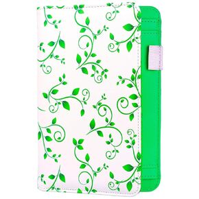YIXONER Server Book with Zipper Pocket Server Books for Waitress Book Cute 5X8 Inch Serving Book Guest Check Book Holder for Servers/Waitress/Waiter Book Organizer Fits Server Aprons Floral Carnation