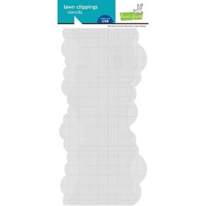 Lawn Clippings Stencils-Slimline Cloudy -LF2538