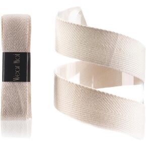 Wear Moi Cotton Ribbons for Pointe Ballet Shoes, 2-Pack, Pre-Cut Units, 2m, Light Pink (DIV56P2SAL)
