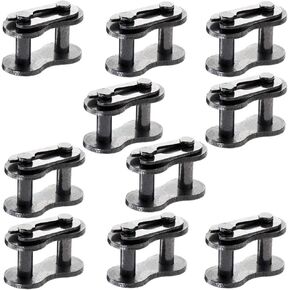 QAZAKY 10 Pcs 428H Drive Chain Repair Master Connector Split Link for 50cc 70cc 90cc 110cc 125cc 150cc ATV Quad Scooter Motorcycle Go Kart Moped Pit Dirt Mini Bike Chopper 428 Kawasaki Yamaha Suzuki
