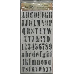 Tim Holtz Cling Stamps ~ Mini Worn Text!!!