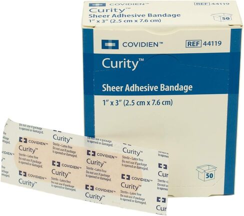 Curad Adhesive Bandages, Fabric Strips, x 3", Box of 50 in Saudi Arabia