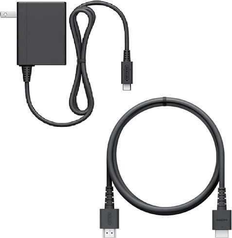 محول تيار متردد من PEGLY OEM وكابل HDMI متوافق مع نينتندو سويتش وسويتش OLED 5V-1.5A 15V 2.6A in Kuwait