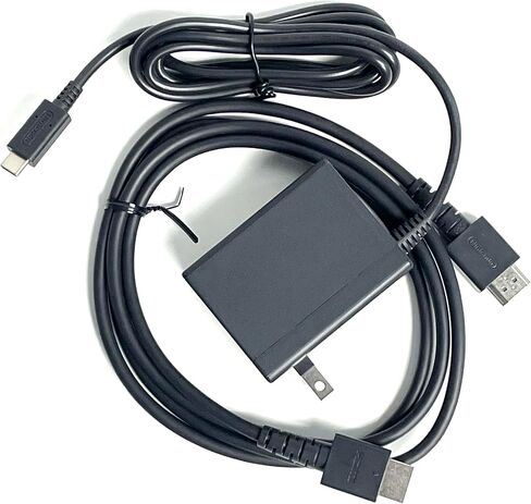 محول تيار متردد من PEGLY OEM وكابل HDMI متوافق مع نينتندو سويتش وسويتش OLED 5V-1.5A 15V 2.6A in Kuwait