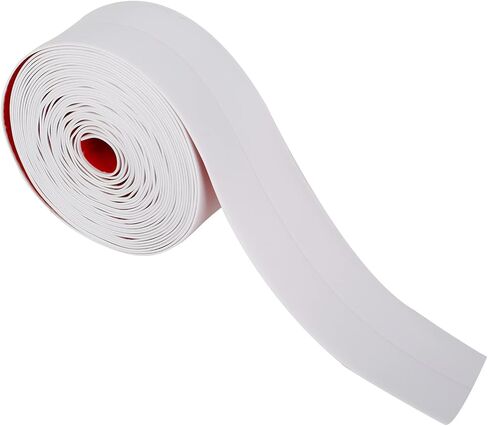 شريط مانع التسرب بشريط السد، شريط مانع التسرب بشريط السد ذاتي اللصق، شريط إغلاق مقاوم للماء من البولي فينيل كلوريد بطول 16.4/32.8 قدم للمطبخ وحوض الاستحمام وسطح الحمام وزاوية جدار حوض المرحاض (رخام رمادي بطول 16.4 قدم) in Kuwait