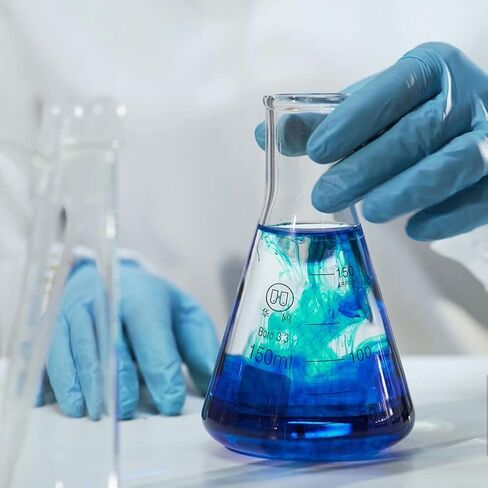 ADAMAS-BETA 3pcs Erlenmeyer Flask Lab Chemistry Glass Flasks Science Beakers Set 50ml,150ml,250ml Flat Bottom Glassware in Kuwait