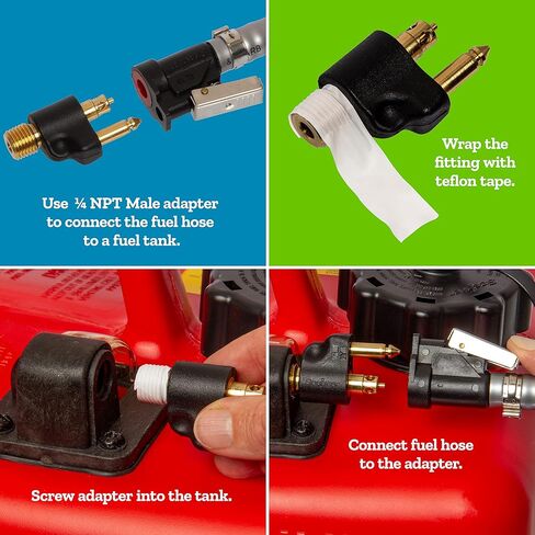 طقم خرطوم تجميع خط وقود محرك القارب الخارجي من سيبتر مارين، القطر الداخلي 3/8 بوصة in Kuwait