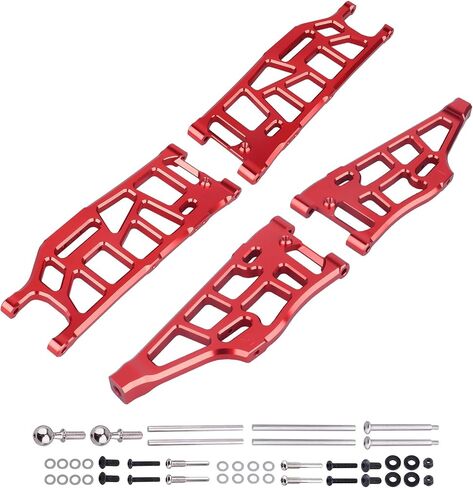 HobbyPark Anodized Aluminum Lower Arms for Arrma Kraton, Notorious, Talion, Outcast 6S Blx – High-Performance Front & Rear Upgrade Set (4-Pack) (Green) in Saudi Arabia