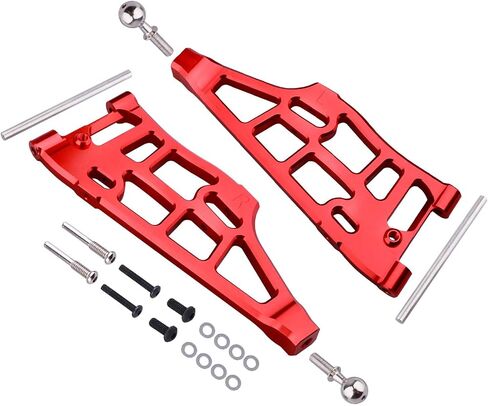 HobbyPark Anodized Aluminum Lower Arms for Arrma Kraton, Notorious, Talion, Outcast 6S Blx – High-Performance Front & Rear Upgrade Set (4-Pack) (Green) in Saudi Arabia