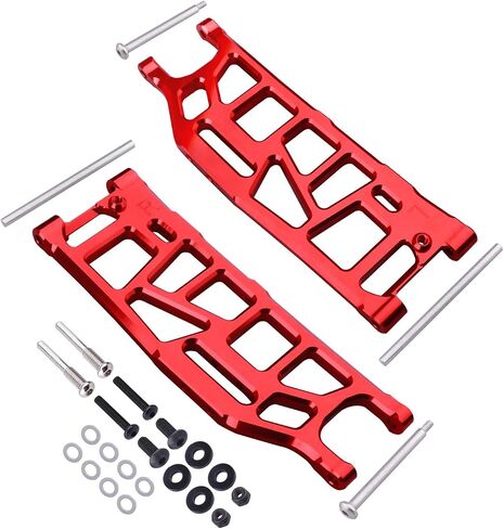 HobbyPark Anodized Aluminum Lower Arms for Arrma Kraton, Notorious, Talion, Outcast 6S Blx – High-Performance Front & Rear Upgrade Set (4-Pack) (Green) in Saudi Arabia