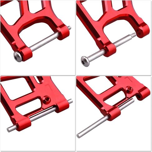 HobbyPark Anodized Aluminum Lower Arms for Arrma Kraton, Notorious, Talion, Outcast 6S Blx – High-Performance Front & Rear Upgrade Set (4-Pack) (Green) in Saudi Arabia