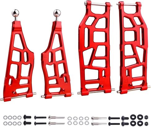 HobbyPark Anodized Aluminum Lower Arms for Arrma Kraton, Notorious, Talion, Outcast 6S Blx – High-Performance Front & Rear Upgrade Set (4-Pack) (Green) in Saudi Arabia