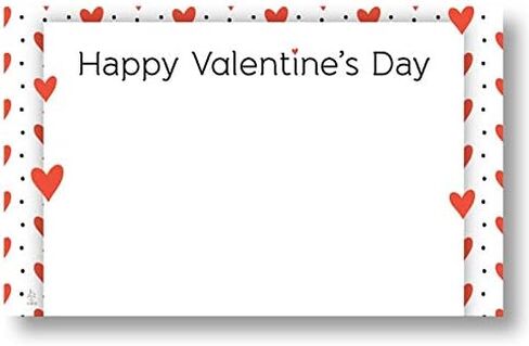 Happy Valentines Day Card Flower Cards Enclosure Cards for Floral Arrangements 50 Pack in Saudi Arabia