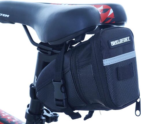 VELOFORT Bike Seat Bag Waterproof Bike Saddle Bag, Bicycle Seat Bag With Hidden Capacity, Universal Bicycle Seat Pack Bag in Saudi Arabia