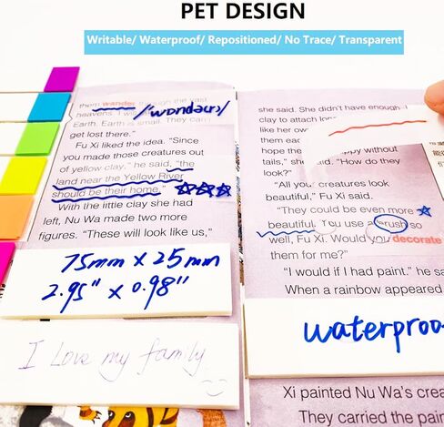 1750 قطعة من علامات التبويب اللاصقة، علامات تبويب الكتب، علامات تبويب الملاحظات اللاصقة الشفافة، علامات التبويب أعلام لاصقة من موراندي، علامات التبويب الملونة، علامات الصفحة الملونة، علامات تبويب التعليقات التوضيحية، علامات تبويب الصفحات، علامات تبويب فهر in Kuwait