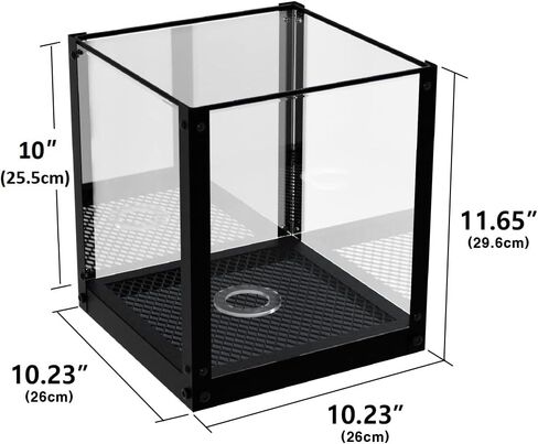 حافظة عرض كرة قدم أكريليك بتصميم J JACKCUBE، صندوق حامل حامل عرض شفاف مع قاعدة شبكية معدنية لمقتنيات كرة القدم وكرة السلة والكرة الطائرة - MK809A in Kuwait
