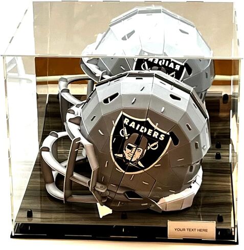 خوذة كرة القدم من الأكريليك صندوق عرض مرآة 2 مستوى عرض أحذية حماية من الأشعة فوق البنفسجية in Kuwait