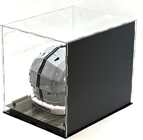 خوذة كرة القدم من الأكريليك صندوق عرض مرآة 2 مستوى عرض أحذية حماية من الأشعة فوق البنفسجية in Kuwait