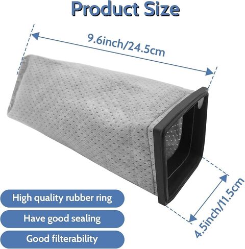 YuXuan Pavilion استبدال أكياس القماش Hoover 2pk، من أجل Hoover Porta Power Swingette S1015 S1029 وCH30000 مكنسة كهربائية تجارية، رقم الجزء 43662023 in Kuwait