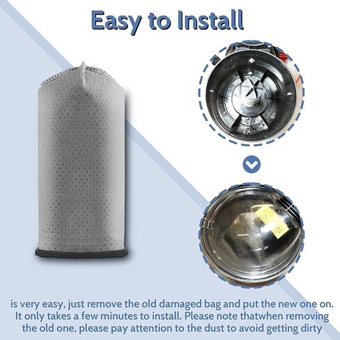 YuXuan Pavilion استبدال أكياس القماش Hoover 2pk، من أجل Hoover Porta Power Swingette S1015 S1029 وCH30000 مكنسة كهربائية تجارية، رقم الجزء 43662023 in Kuwait