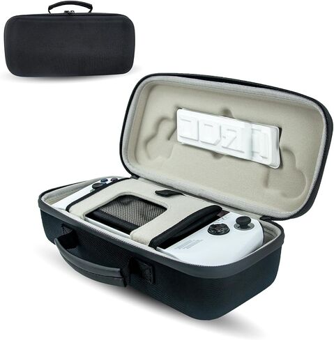 XINGFUDAO Hard Case for ASUS ROG Ally 7" 120Hz Gaming Handheld, ROG Ally Game Console Organizer with Large Capacity, Portable Carrying Bag for Rog Ally Gaming Accessories (Gray) in Kuwait