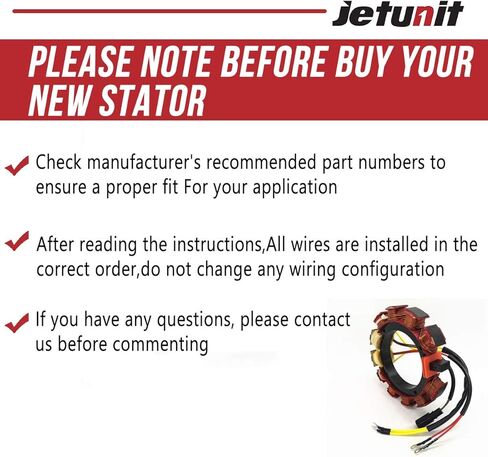 jetunit Stator for Johnson Evinrude OMC Sea Drive 173-4288 583561 584288 Outboard 120 130 140 HP 35 AMP 4/8 Cylinder 2-Stroke 2.0 L 1988-1999 in Saudi Arabia