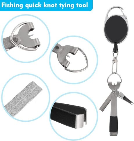 Tuenort Multifunctional Fishing Tools Set, Fishing Pliers, Fish Hook Remover, Fish Lip Gripper, Handheld Digital Fishing Scale (Not Included Battery), Fishing Gear, Fishing Gifts for Men Dad in Kuwait