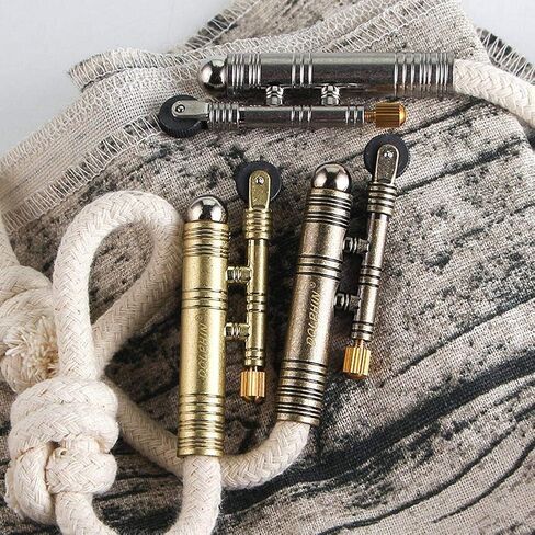 3PCS Windproof Rope Lighter Sailors Trench Vintage Lighter WWII Lighters Portable Survival Shepherds Lighter Outdoor Camping, No Need for Kerosene/Gas, Gifts Army Navy (Bronze, Silver, Gold) in Saudi Arabia