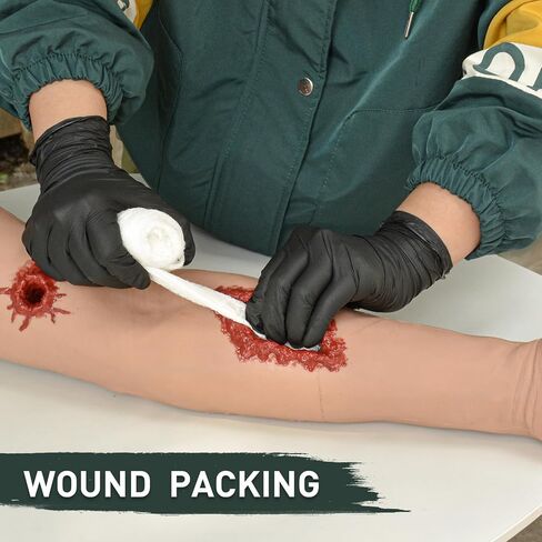 Wound Packing Arm Trainer, Haemorrhage Control Simulator for Tourniquet Training and Stop The Bleed Training-Light in Saudi Arabia