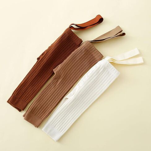 Infant Baby Girl Boy Ribbed Leggings Tights Socks Suspender Pantyhose Knit Footless Tights Pants Pantyhose Stockings in Kuwait