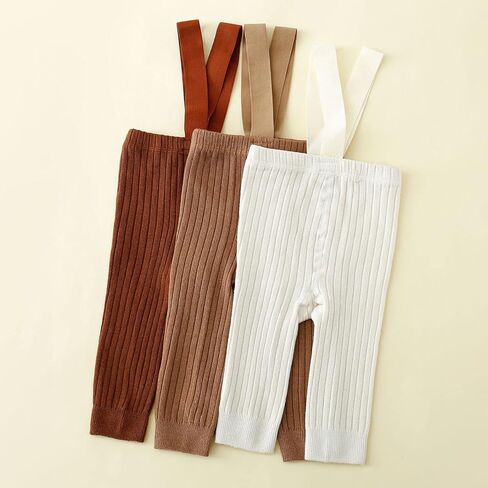 Infant Baby Girl Boy Ribbed Leggings Tights Socks Suspender Pantyhose Knit Footless Tights Pants Pantyhose Stockings in Kuwait