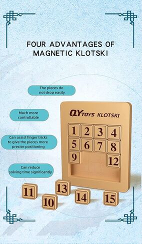 Cuberspeed Slide Klotski Puzzle Super Slide Puzzle Games Puzzle Brain Teasers Fun & Mind Training IQ Puzzles Slide Brain Game for Kids in Saudi Arabia