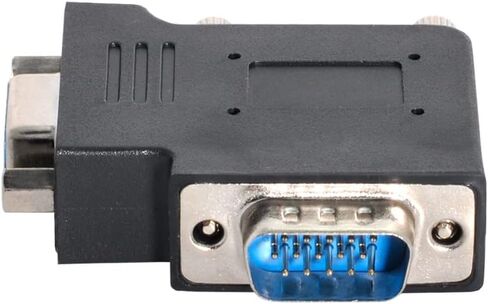 CY Adapter Vertical Flat Right Angled 90 Degree VGA SVGA Male to Female Extension Adapter in Kuwait