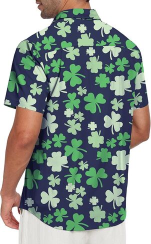 NUOKESASI Tropical Mens Shirt Hawaiian Short Sleeve Button Down Shirt Casual Summer Beach Shirt in Saudi Arabia