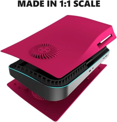 BGGCHEECA PS5 Console Cover Plates Compatible for Playstation 5 Console Disc Edition, ABS PS5 Cover Plates with Fan Vents, Hard Shockproof Anti-Scratch Replacement Protective Shell PS5 .SO-PS(Purple) in Kuwait