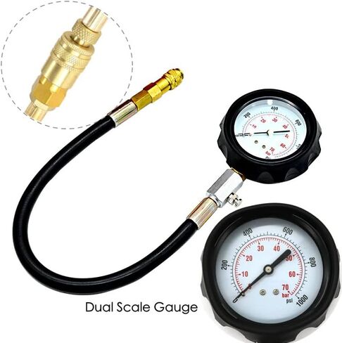 مجموعة اختبار ضغط محرك الديزل 17 قطعة من فورول، مقياس ضغط الأسطوانة، جهاز اختبار ضغط الأسطوانة، كاشف التسرب، أداة قياس السيارات in Kuwait