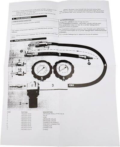 جهاز اختبار الضغط، جهاز اختبار تسرب الأسطوانة، مجموعة أدوات اختبار تشخيص ضغط المحرك، جهاز قياس الضغط المزدوج، جهاز كشف تسرب ضغط المحرك، مجموعة اختبار التسرب in Kuwait