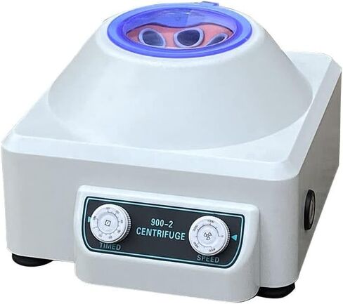 Electric Centrifuge Machine 6x20ml, 900-2 Portable Lab Benchtop Centrifuge 4000rpm, PRP Centrifuge with Timer 60min Low Speed Regulation in Kuwait