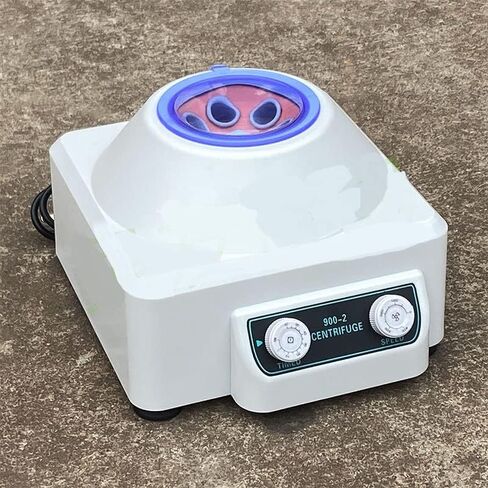 Electric Centrifuge Machine 6x20ml, 900-2 Portable Lab Benchtop Centrifuge 4000rpm, PRP Centrifuge with Timer 60min Low Speed Regulation in Kuwait