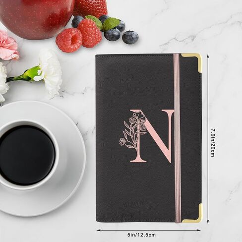كتاب خادم YeeCASE، كتاب النادلة الأبجدية للنادلة، كتاب النادلة الجلدي مع جيب بسحاب، دفتر الشيكات اليدوي للخادم يناسب مريلة الخادم (M) in Saudi Arabia