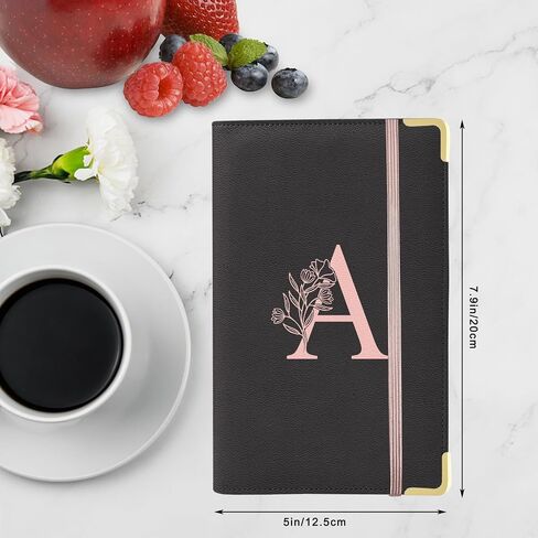 YeeCASE Server Book, Alphabet Waitress Book for Waitress, Leather Waitess Book with Zipper Pocket, Server Manual Checkbook Fits Server Apron (M) in Kuwait